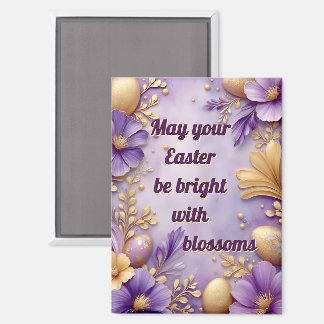 ~ PAASFEEST WORDT HELDER MET BLOESEM ~  Magneet
