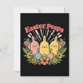 Paasfiguurtjes Feestdagenkaart (Voorkant)