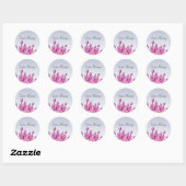 PaasFloral Ronde Sticker (Vel)