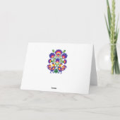 Paasfolklore met 2 Roosters Aangepast gevouwen Kaa Kaart (Achterkant)