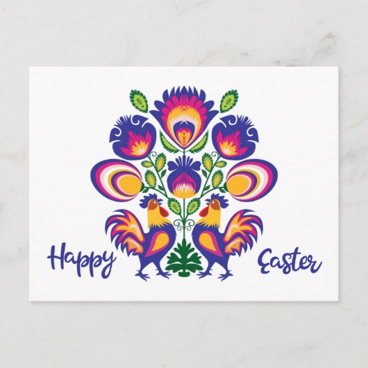 Paasfolklore met twee aangepaste Briefkaarten voor (Voorkant)