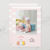 Paasfoto met Bunny Card Kaart (Voorkant / Achterkant)