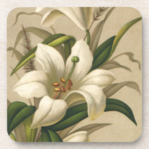 Paasgallen, Victoriaans Bloemen in Bloom Drankjes Onderzetter