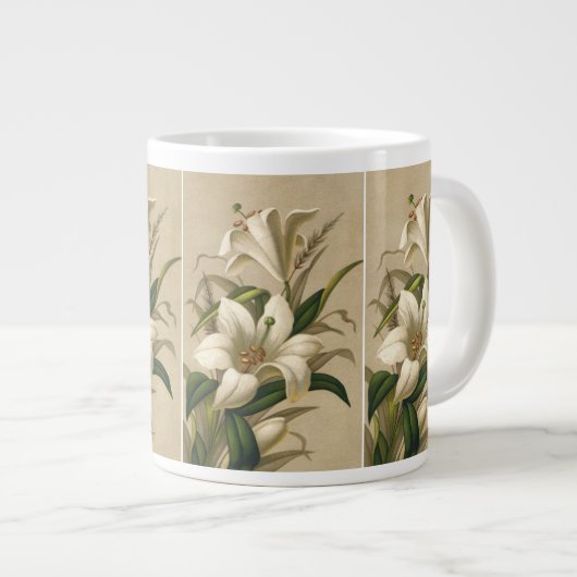  Paasgallen, Victoriaans Bloemen in Bloom Grote Koffiekop (Voorkant rechts)