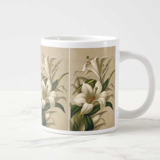  Paasgallen, Victoriaans Bloemen in Bloom Grote Koffiekop (Rechts)