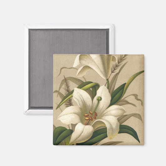  Paasgallen, Victoriaans Bloemen in Bloom Magneet (Voorkant / Achterkant)