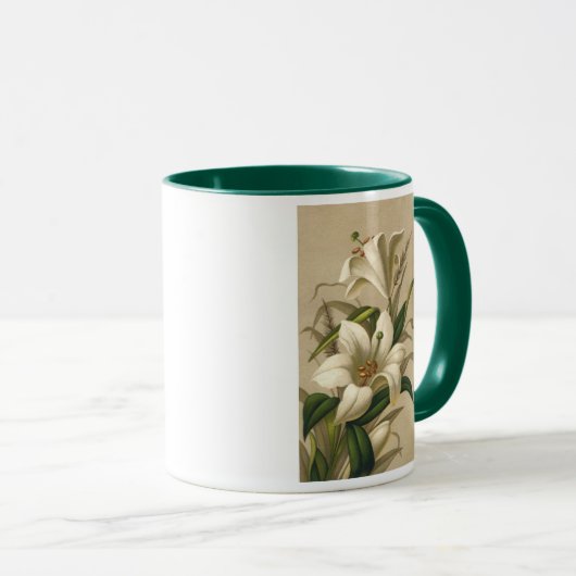  Paasgallen, Victoriaans Bloemen in Bloom Mok (Voorkant rechts)