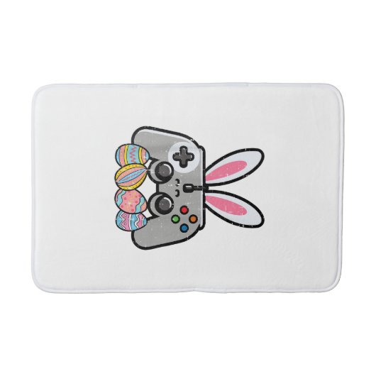 Paasgamecontroller Konijnenoren Jongens Kinderen Y Badmat (Voorkant)