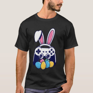 Paasgamerkonijn Controller-eieren T-shirt