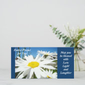 Paasgebed gezegend met liefde Licht Lachen Feestdagenkaart (Staand voorkant)