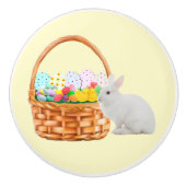 Paasgele keramische trek keramische knop (Voorkant)