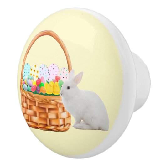 Paasgele keramische trek keramische knop (Rechts)