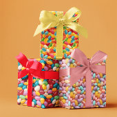 Paasgelei bonen patroon inpakpapier vel