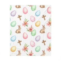 Paasgenade – Naadloos Pastel Konijn & Kruis Patte