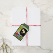 Paasgeschenk Label met uw foto Cadeaulabel (Met Touw)