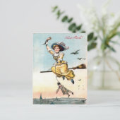 Paasgetuige 1905 feestdagenkaart (Staand voorkant)