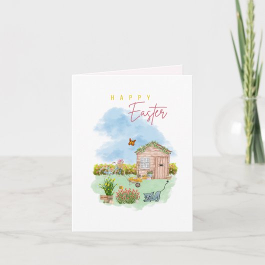 Paasgevouwen vakantie Kaart (Voorkant)