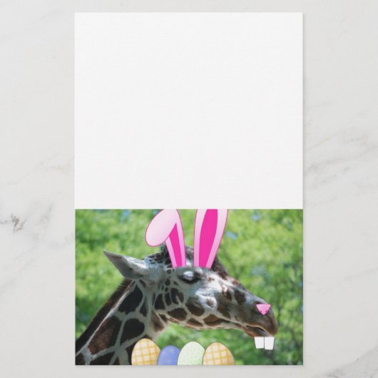 PaasGiraffe Briefpapier (Voorkant)