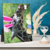 PaasGiraffe Fotoplaat (Zijkant)