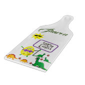 Paasglazen snijvlak dinosaur snijplank (Hoek)