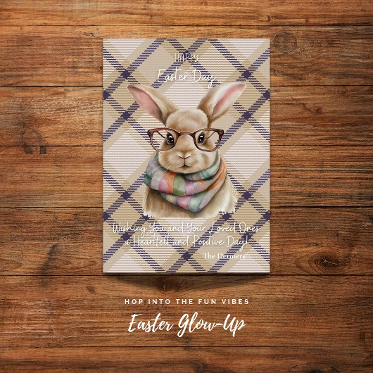 Paasgloed-up: spring in de leuke vibes feestdagen kaart