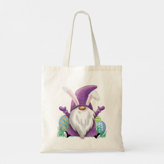 Paasgnome Tote Bag (Achterkant)