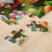 Paasgnomen Fantasievolle Lentetuinfeest Legpuzzel (Zijkant)