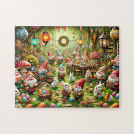 Paasgnomen Fantasievolle Lentetuinfeest Legpuzzel