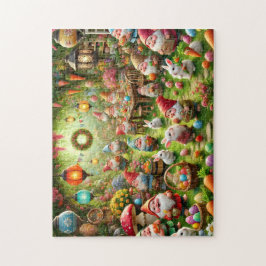 Paasgnomen Fantasievolle Lentetuinfeest Legpuzzel