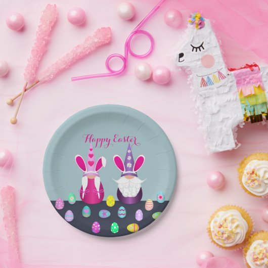 Paasgnomen Papieren Bordje (Feest)