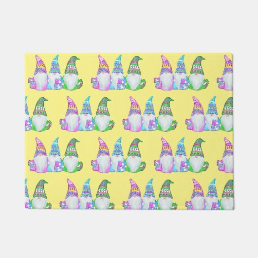 PAASGNOMES DEURMAT (Voorkant)