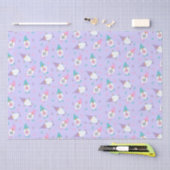 Paasgnoompatroon Paars roze blauw Tissuepapier (Craft)