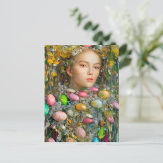 Paasgodin Briefkaart (Staand voorkant)