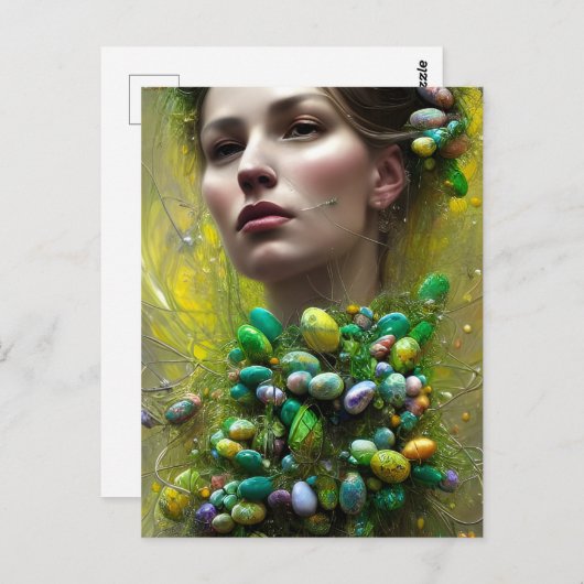 Paasgodin Briefkaart (Voorkant / Achterkant)