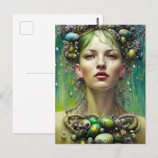 Paasgodin Briefkaart (Voorkant / Achterkant)