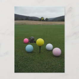 Paasgolf Feestdagenkaart