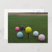 Paasgolf Feestdagenkaart (Voorkant / Achterkant)