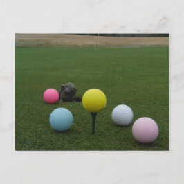Paasgolf Feestdagenkaart