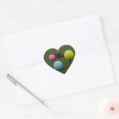 Paasgolf Hart Sticker (Envelop)
