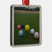 Paasgolf Metalen Ornament (Rechts)