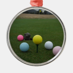 Paasgolf Metalen Ornament