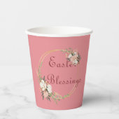 Paasgordel met papierbekertje Aanbod van Florence Papieren Bekers (Voorkant)