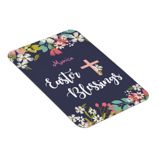 Paasgordijnen van Risen Christus Flowers Magneet (Rechterzijde)