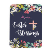 Paasgordijnen van Risen Christus Flowers Magneet (Verticaal)