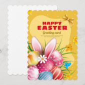 Paasgouden Feestdagenkaart (Voorkant / Achterkant)