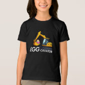 paasgraafmachine met eicellen Tri-Blend shirt (Voorkant)