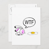 Paasgrap Bunny Feestdagenkaart (Voorkant / Achterkant)