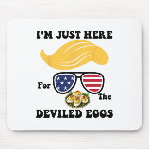 Paasgrap Trump Ik ben hier alleen voor de Duivelse Muismat