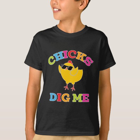 Paasgrappen - Chicken Dig me T-shirt (Voorkant)