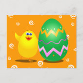 Paasgrappige meid, briefkaart (Voorkant)